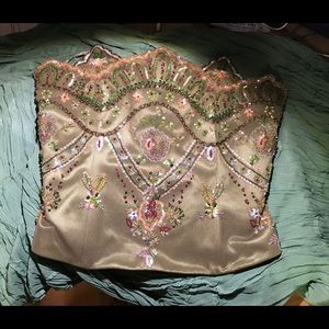 Kay Unger Sparkling Cocktail Bustier